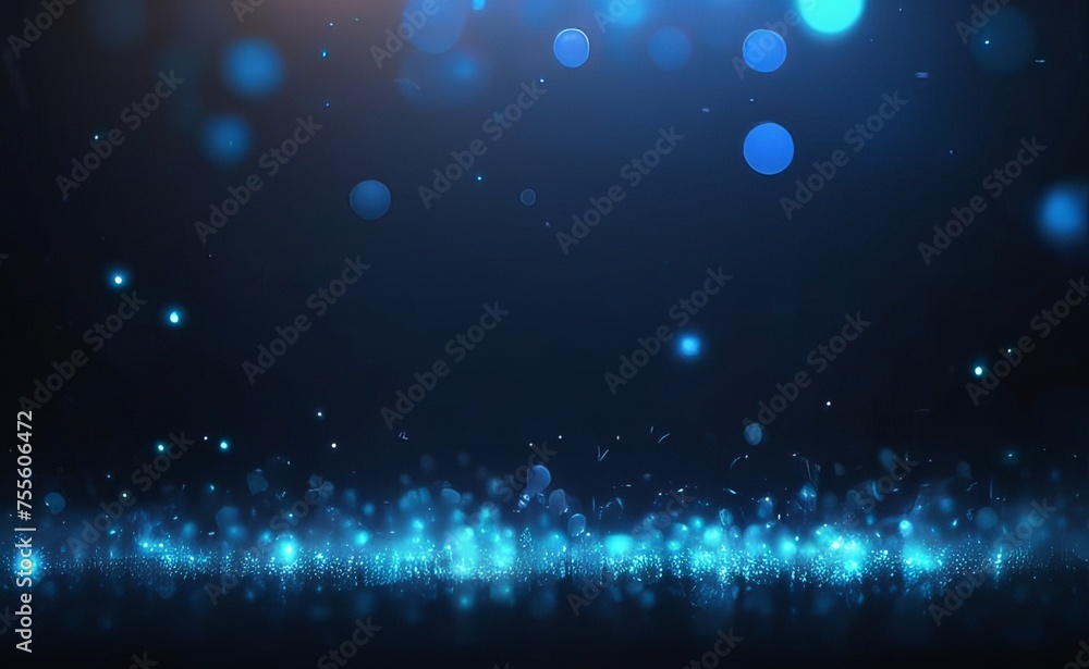 blue glow particle abstract bokeh background blue glow particle abstract bokeh background