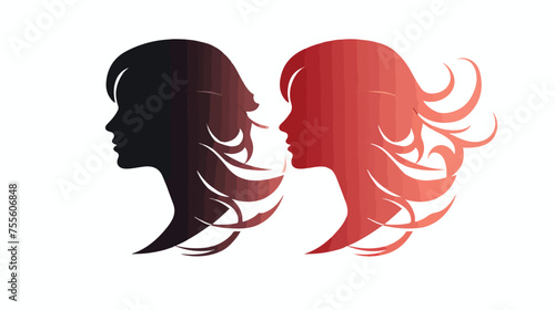 Illustration vector of women silhouette icon women 