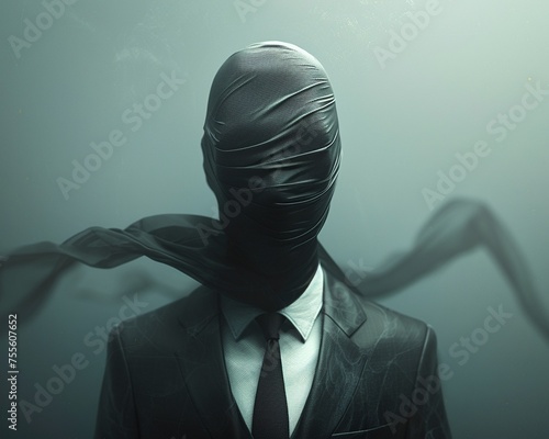 A banshee in a whisper-thin suit symbolizing the markets forewarnings photo