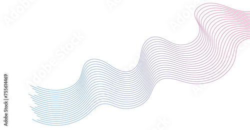 abstract wavy lines background element. Suitable for AI, tech, network, science, digital technology theme