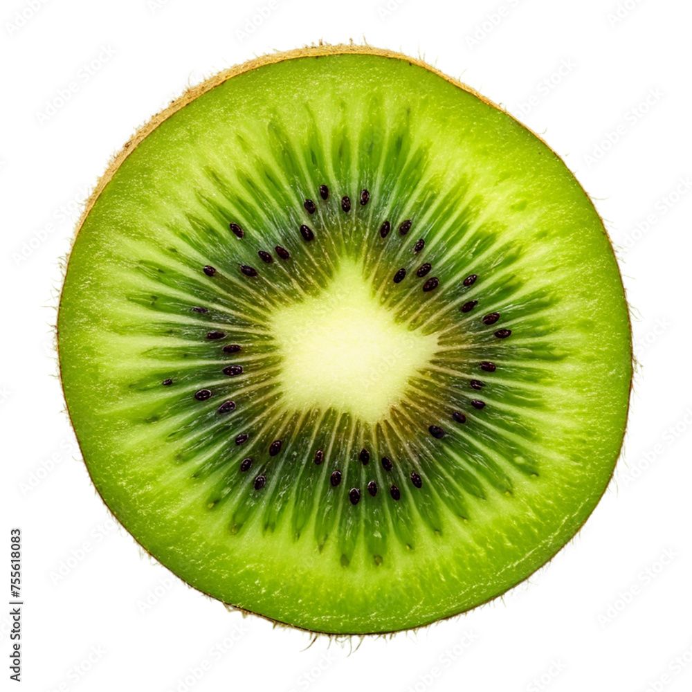 Kiwi slice. isolated on transparent background. Kiwi slice. isolated on transparent background.