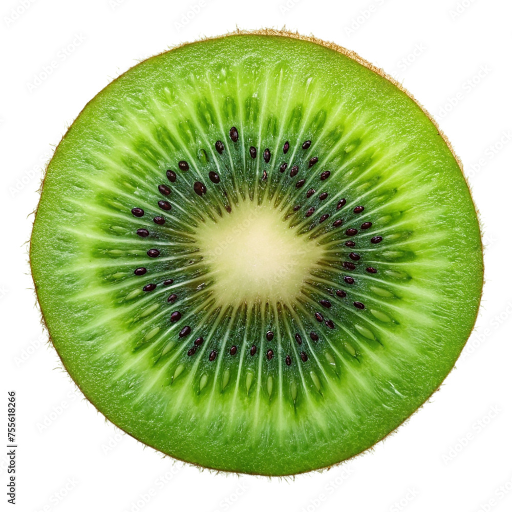 Kiwi slice. isolated on transparent background. Kiwi slice. isolated on transparent background.