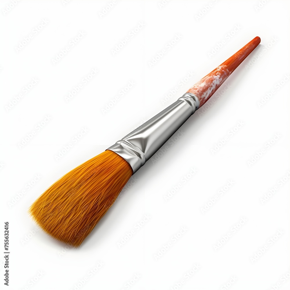 brushes isolated on white brushes isolated on white