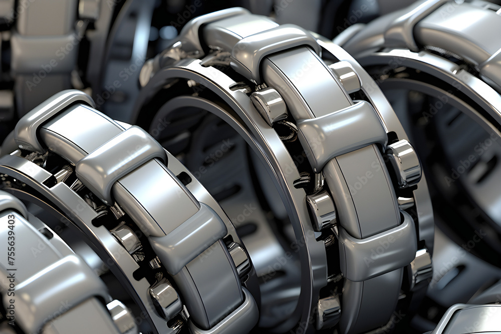 3d render of a stainless steel , generated by AI. 3D illustration 3d render of a stainless steel , generated by AI. 3D illustration