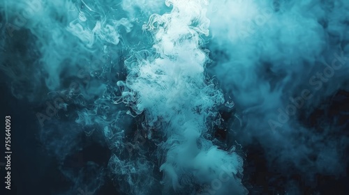 Blue smoky background ideal for creative designs, art concepts, and visual presentations.