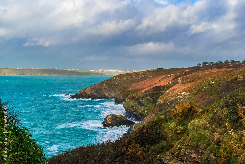 view of the cliffs of near Brest