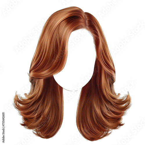 woman hair from front view