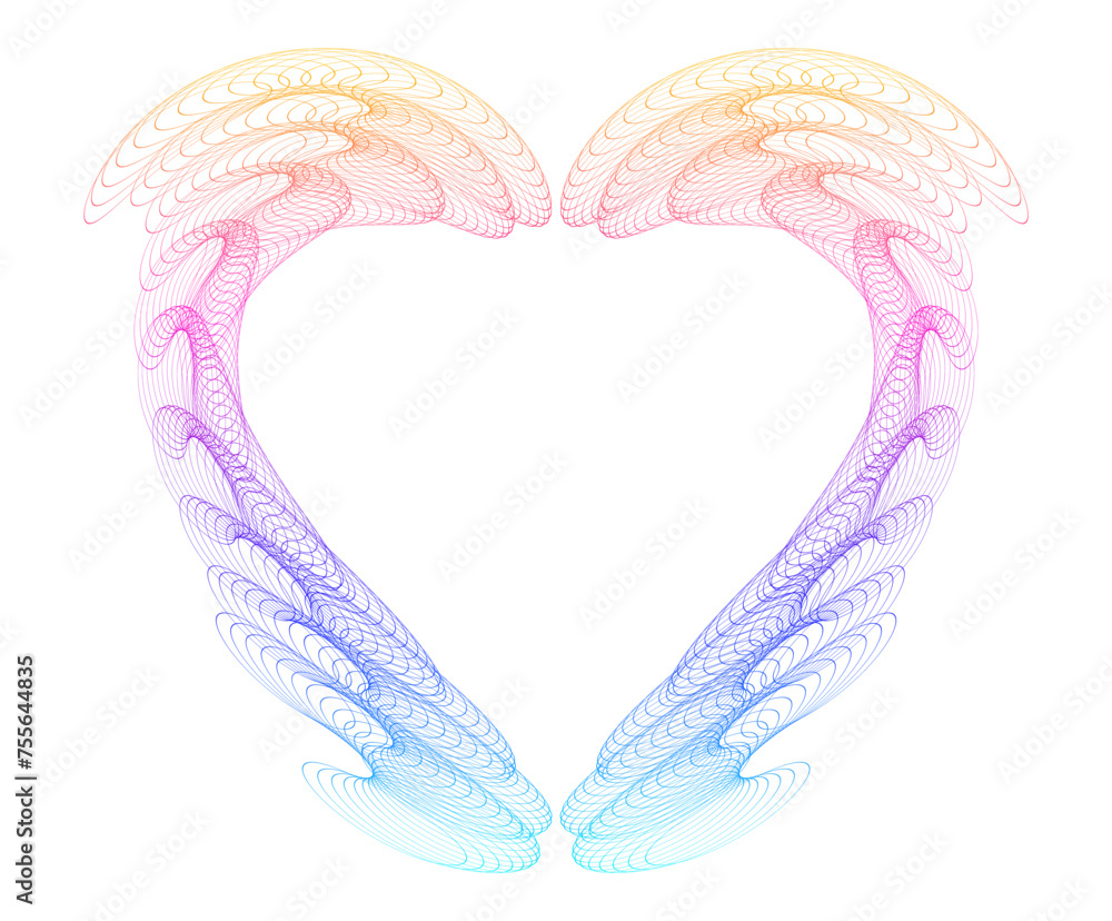 Hearts geometric linear logos vector gold icons or logotypes, graphic design modern style elements, love care. Vector illustration EPS 10 Hearts geometric linear logos vector gold icons or logotypes, graphic design modern style elements, love care. Vector illustration EPS 10