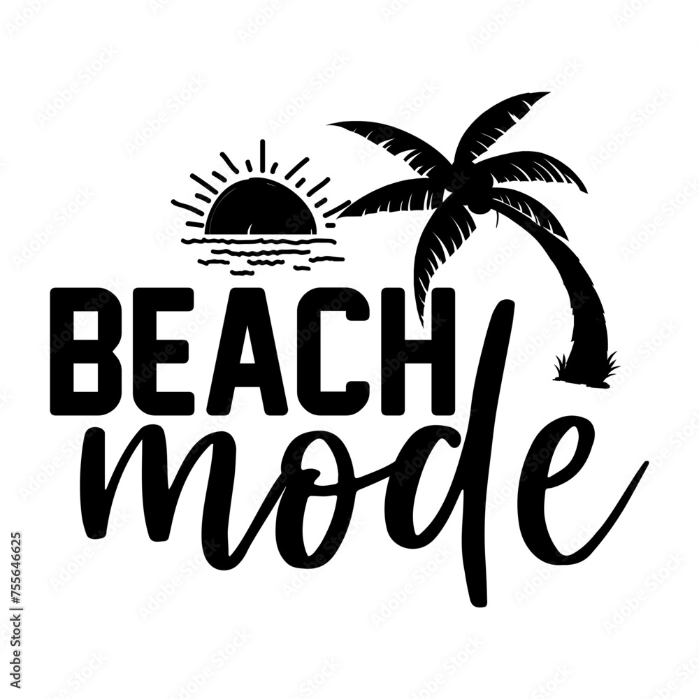 Naklejka premium Beach Mode