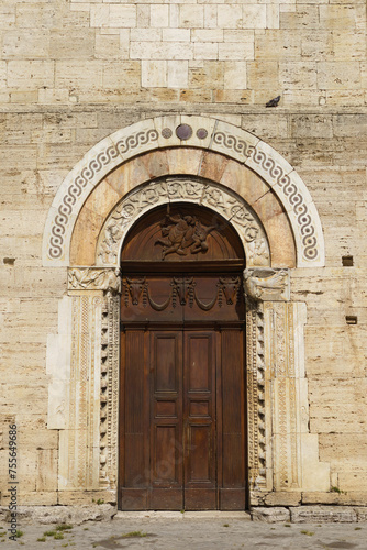 Wallpaper Mural Historic buildings of Bevagna, Umbria, Italy: the Silvestri square Torontodigital.ca