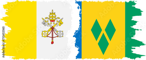 Saint Vincent and the Grenadines and Vatican grunge flags connection