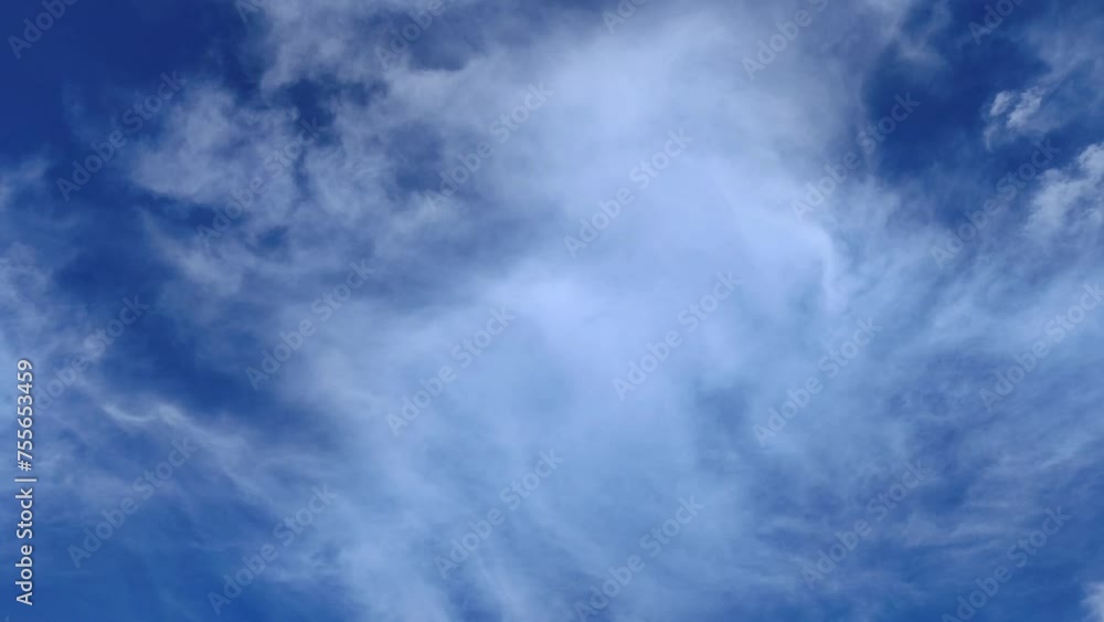 Sky full of quite large cirrus clouds at midday Sky full of quite large cirrus clouds at midday