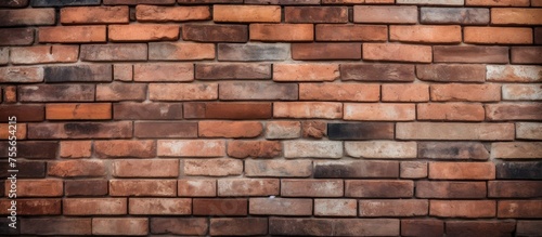 A close-up view of a red brick wall with a black metal grate attached to it. The bricks are weathered, and the grate adds a contrast in texture and color.