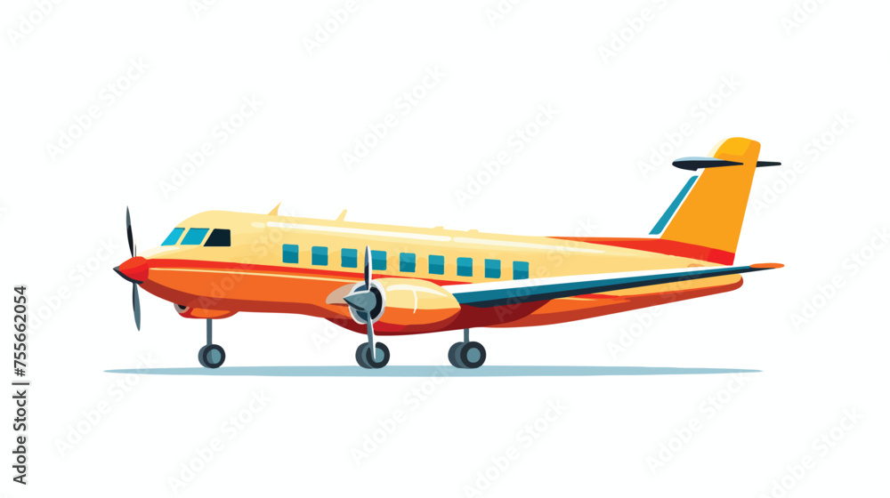 Plane vector icon flat vector isolated on white background