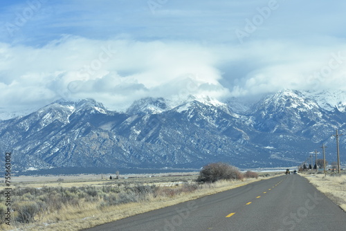 Sangre de Cristo Mountains Colorado Winter