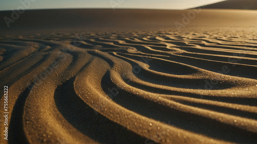 Desert landscape, Sand. photo