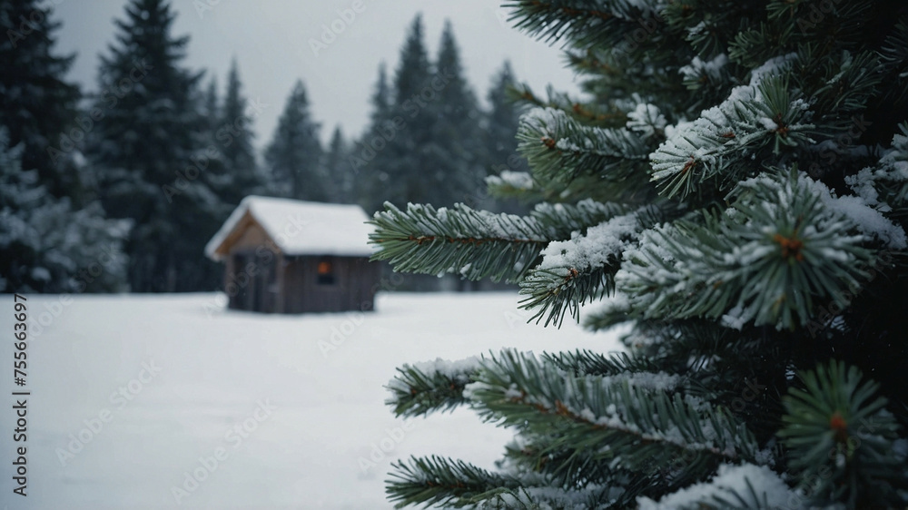 House in Snowy Field House in Snowy Field