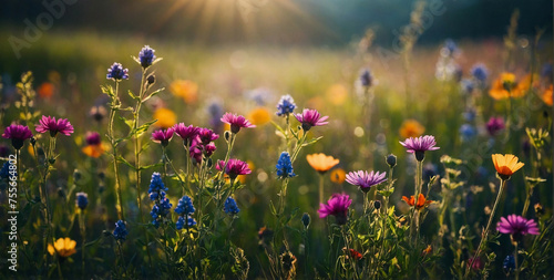 Vibrant Wildflower Field © @uniturehd