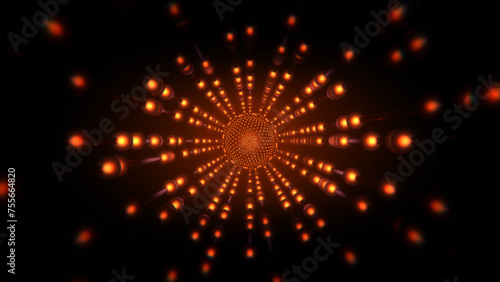 Sphere noise Abstract animation depicting an advanced medical treatment or research and or cure and concept technology 