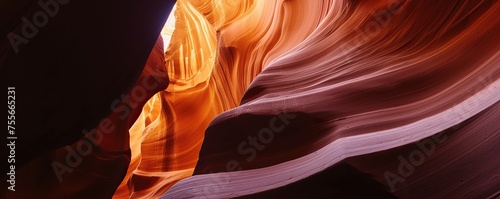 beautiful view of Antelope Canyon in California USA