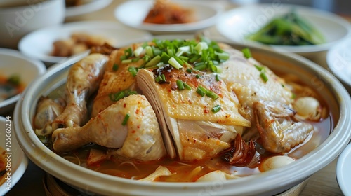 Samgyetang ginseng chicken soup