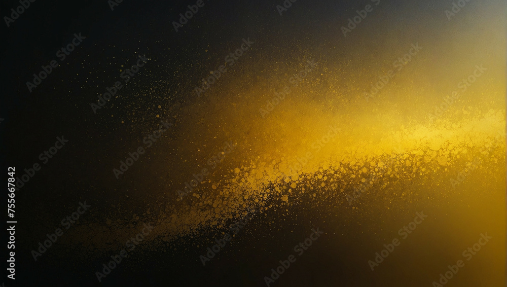Fototapeta premium Blurry Yellow and Black Background