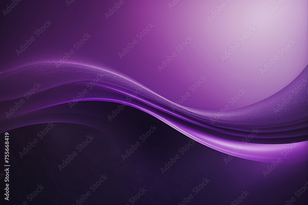 Fototapeta premium Abstract Purple Background With Wavy Lines