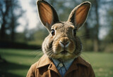 Rabbit in Suit and Tie