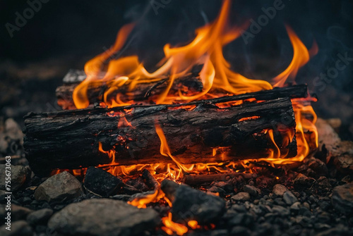  campfire, Fire Burning Close Up