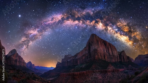 A breathtaking view of the night sky © Media Srock