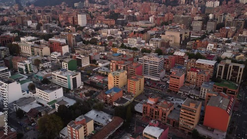 
Bogotá afternoons with its red buildings