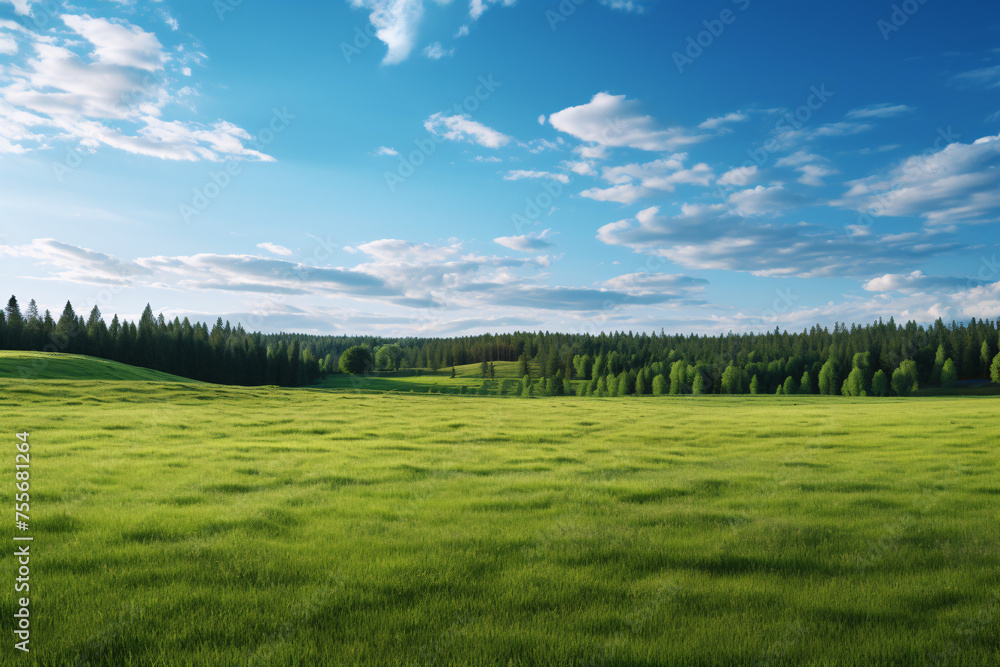 view of a green field extension of terrain view of a green field extension of terrain
