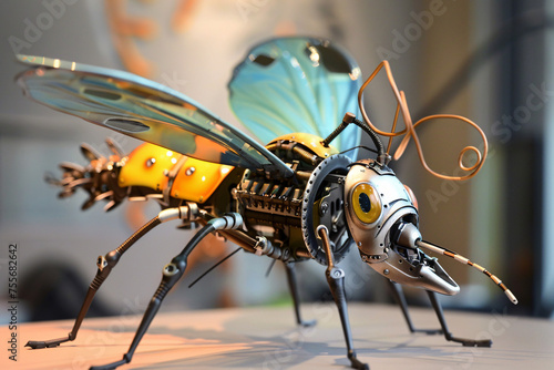 robot insect with hyperealistic details © Daniel