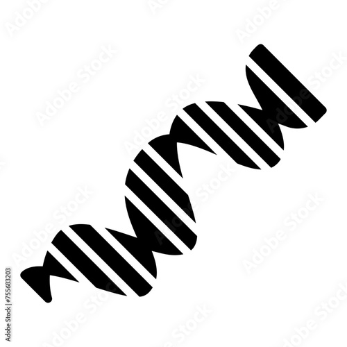 dna glyph icon