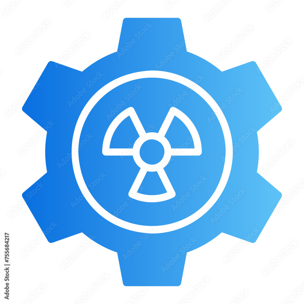 nuclear gradient icon nuclear gradient icon