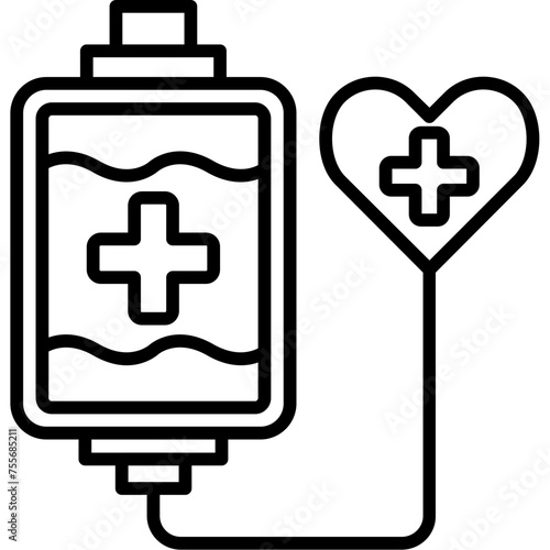 Blood Transfusion Icon