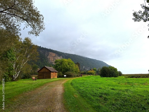 Small house on Cap Tourmente's trail photo