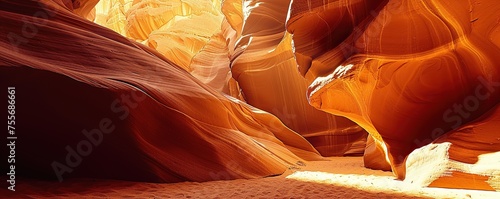 beautiful view of Antelope Canyon in California USA