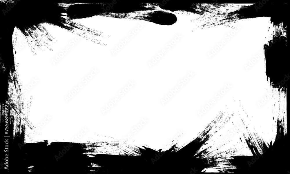 black grunge splatter paitning frame border empty space template black grunge splatter paitning frame border empty space template