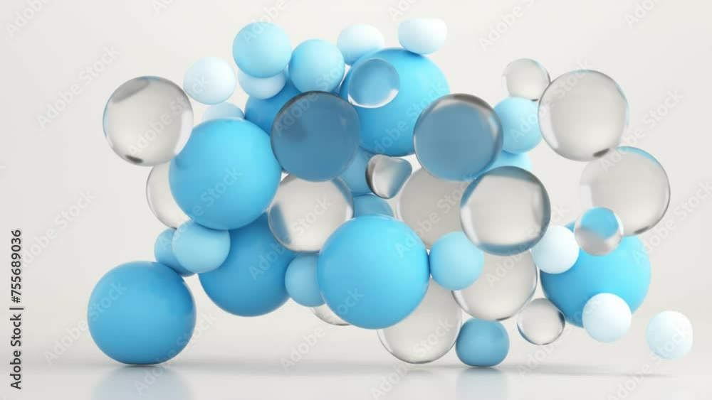 Colorful Floating Balls 4k Animation Colorful Floating Balls 4k Animation