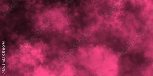 Fototapeta Naklejka Na Ścianę i Meble -  Abstract night sky space grunge burgundy red. Dark pink frost and lights in nebula and stars in space. Dark elegant Royal pink gentle grunge maroon color shades