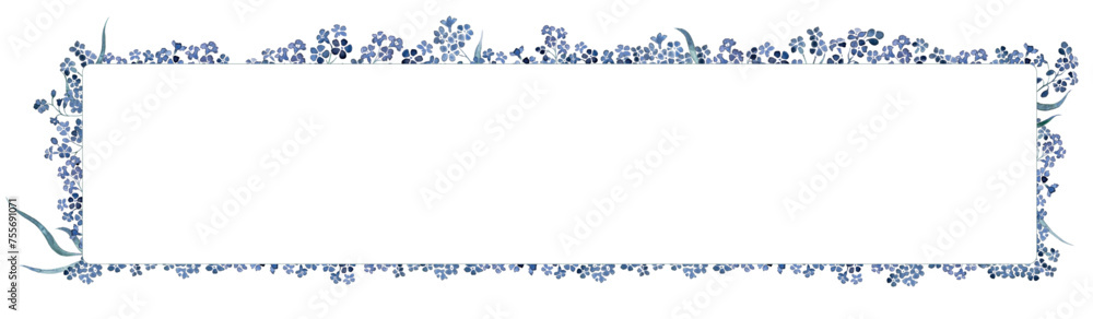 WALD Vergissmeinnicht - forget Me Not Aquarell WALD Vergissmeinnicht - forget Me Not Aquarell