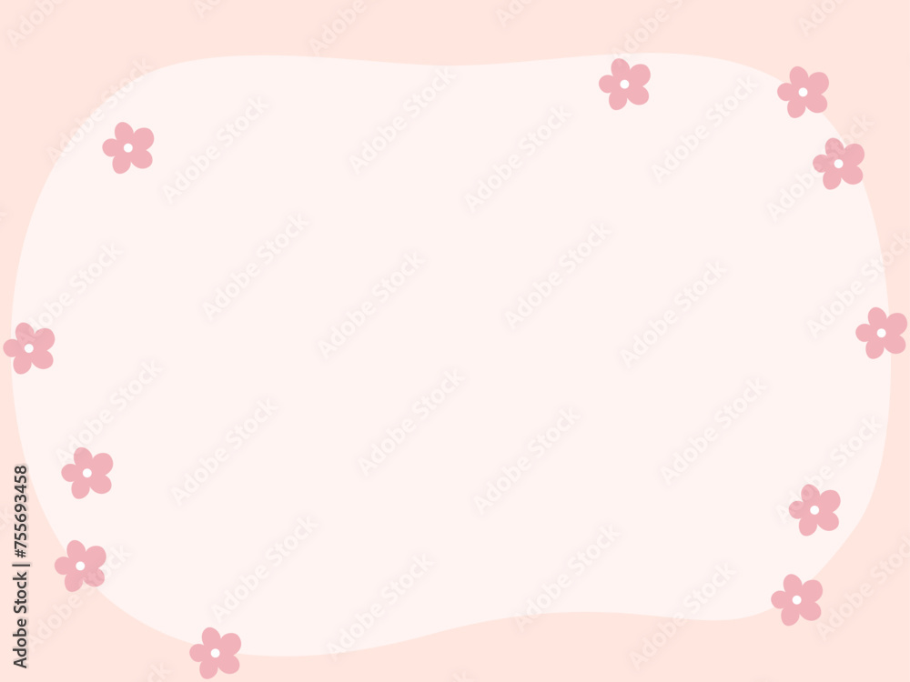 background frame in delicate colors spring summer flowers background frame in delicate colors spring summer flowers