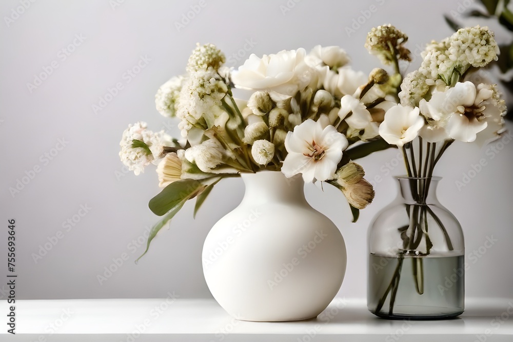 vase with flowers, jasmine flowers in the vase on the table, traditional vase on the table for decoration of the living room, vase with flowers, jasmine flowers in the vase on the table, traditional vase on the table for decoration of the living room,
