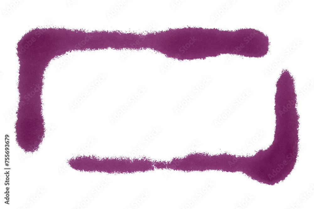 Dark purple frame isolated on transparent background. Dark purple frame isolated on transparent background.