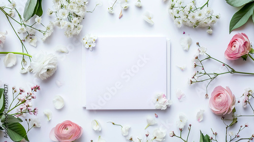 Floral arrangement with pink and white flowers on a white background. Ideal for weddings, birthdays, or special events, adding beauty and sophistication to your decor.