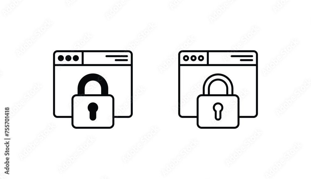 Private Network icon design with white background stock illustration Private Network icon design with white background stock illustration
