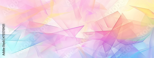 A colorful, abstract background with a pink and blue triangle