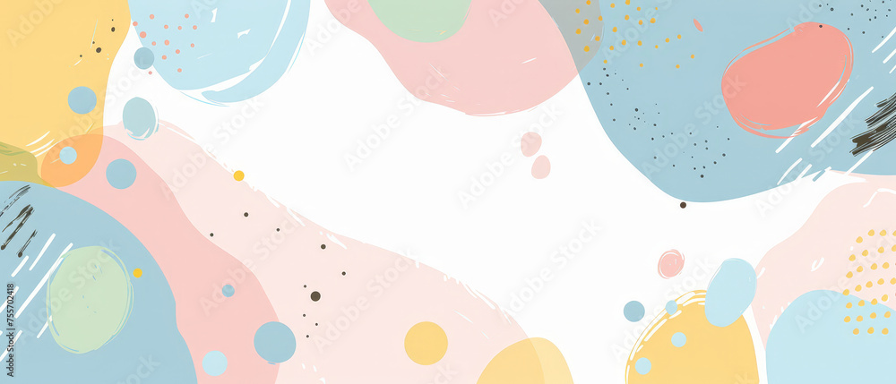 A colorful background with a lot of dots and circles A colorful background with a lot of dots and circles