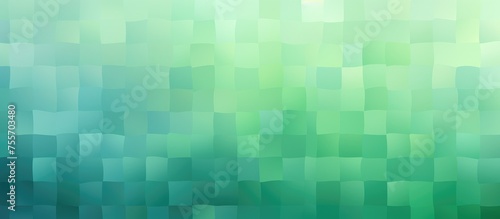 Light Green abstract mosaic pattern with gradient for background use.
